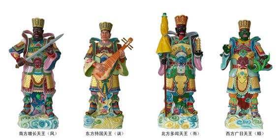 九华山寺院供奉的佛像有什么特点？