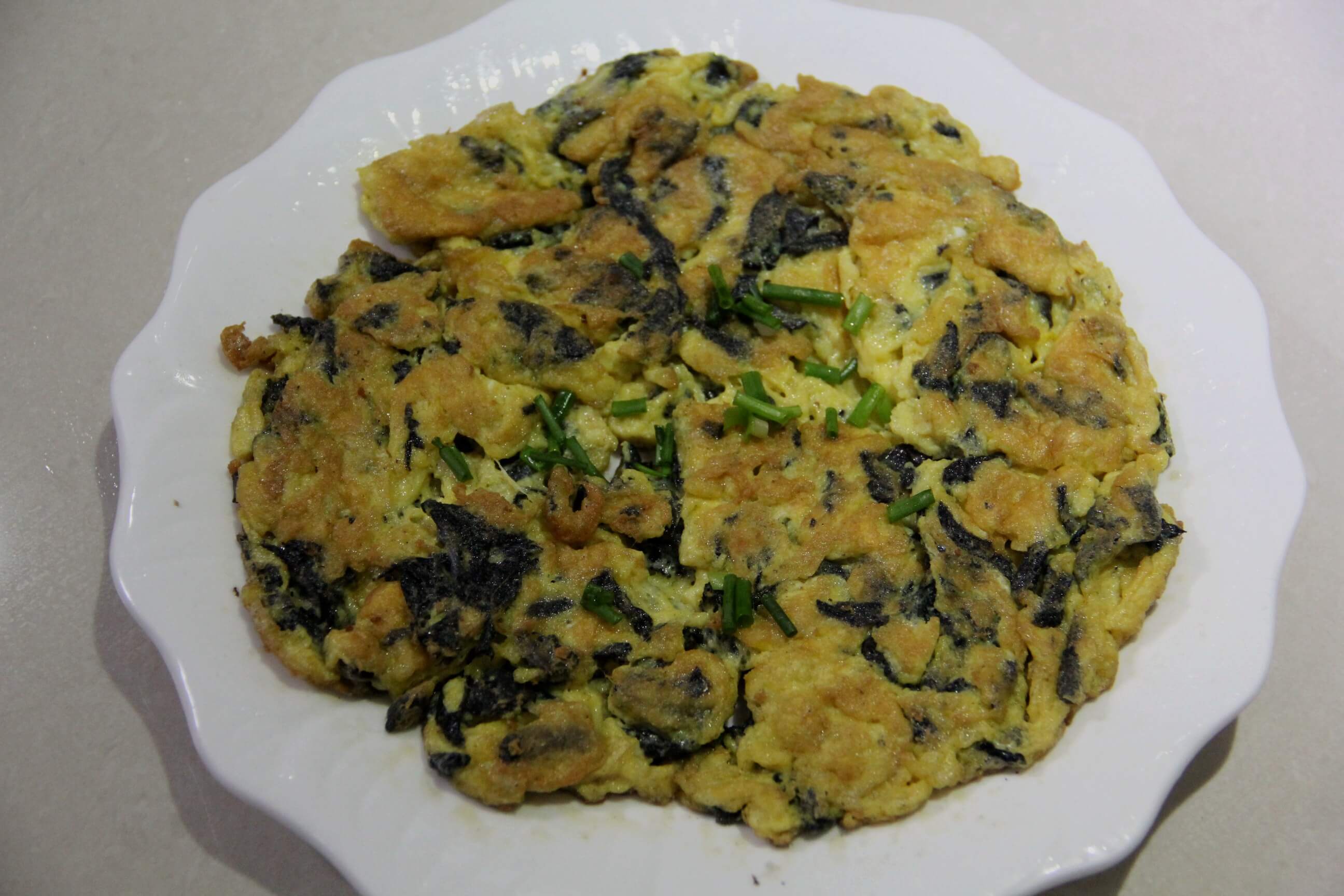 石耳炒鸡蛋