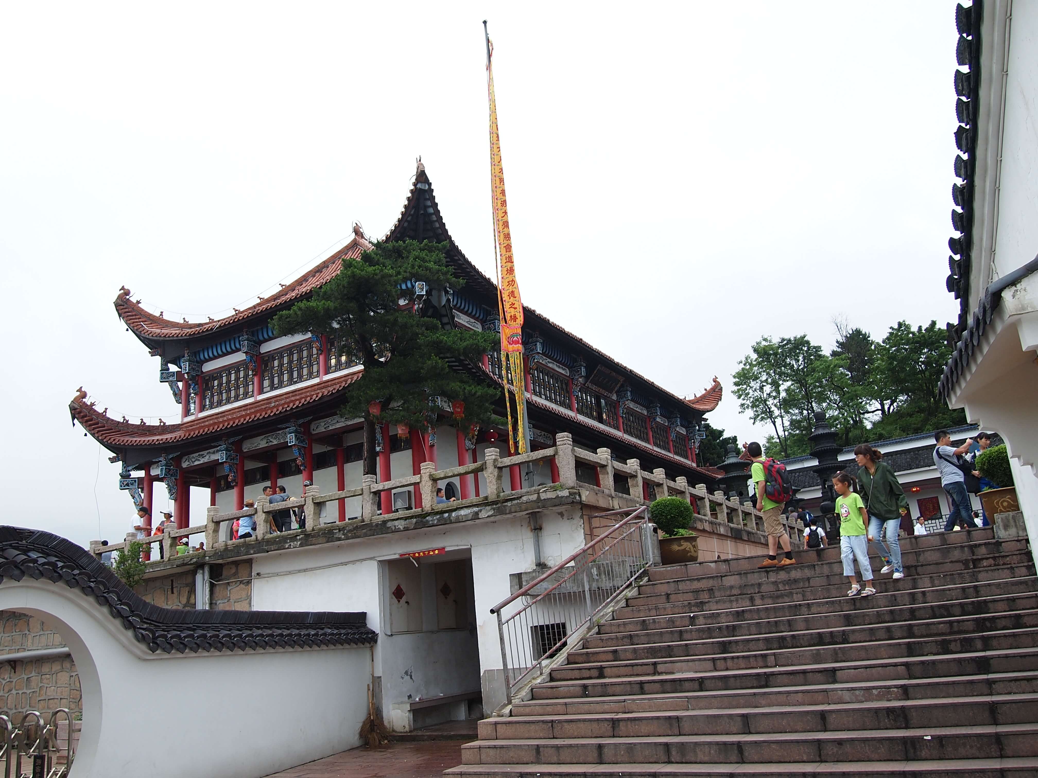 九华山莲花峰百岁宫景区3