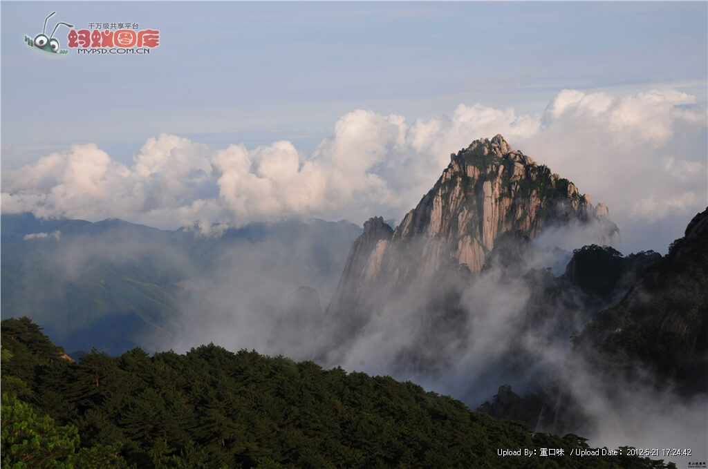 九华山莲花峰景区2