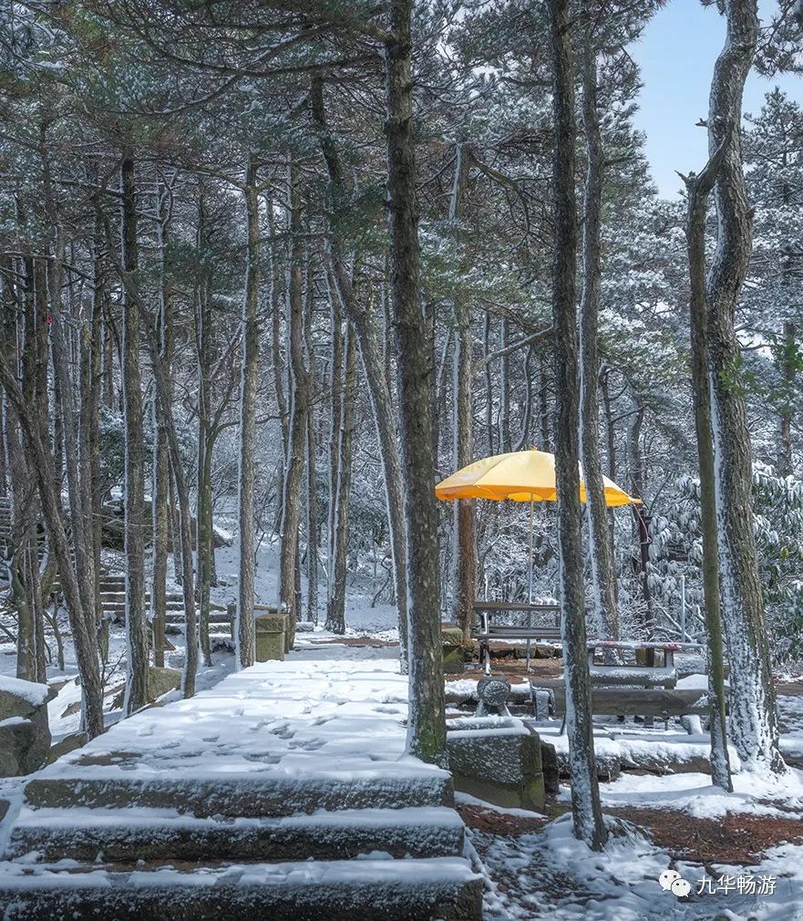 雪霁九华 静谧时光