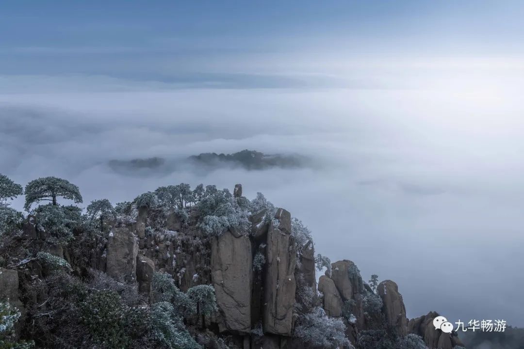 雪霁九华 静谧时光
